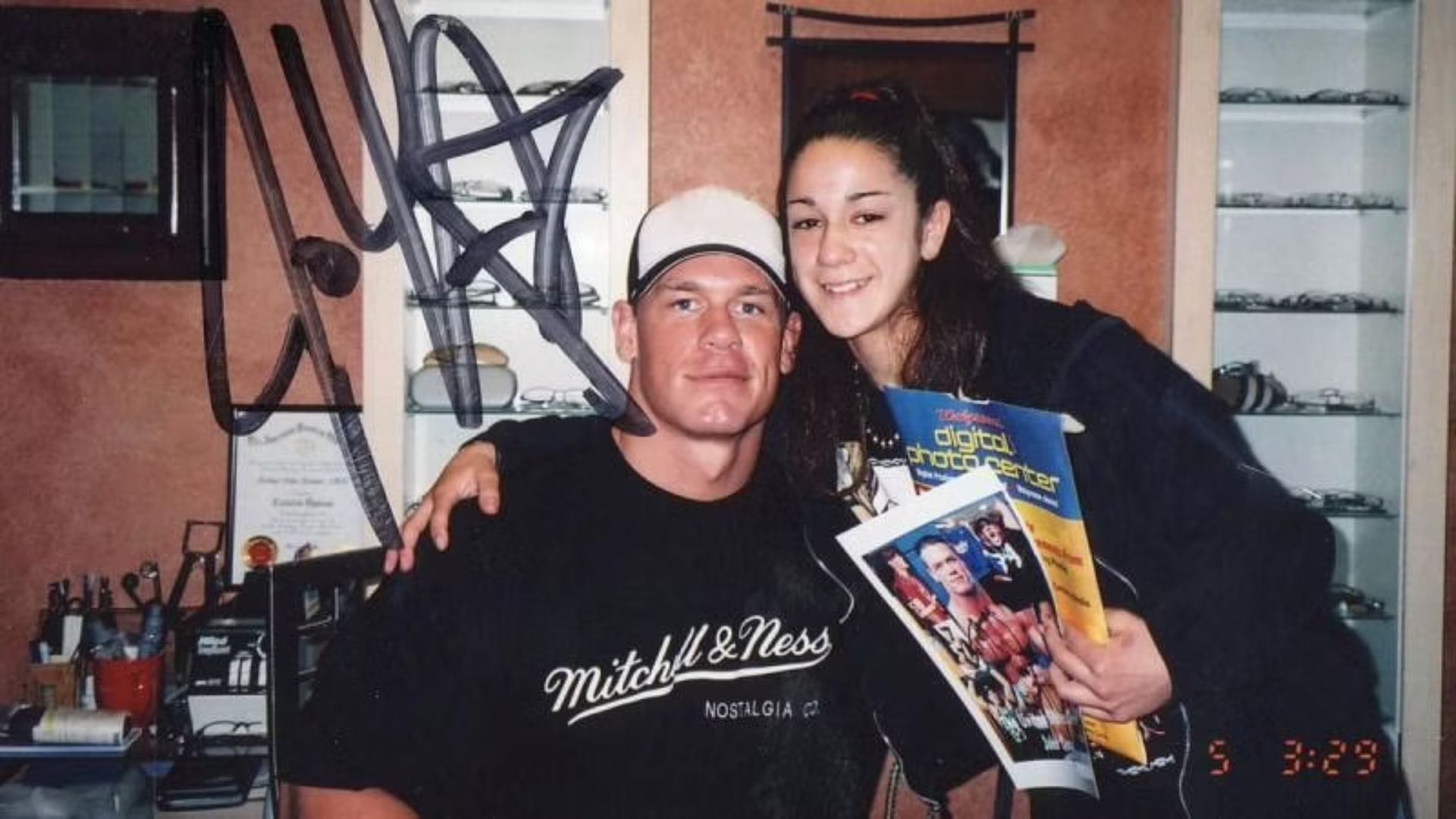 Bayley with John Cena