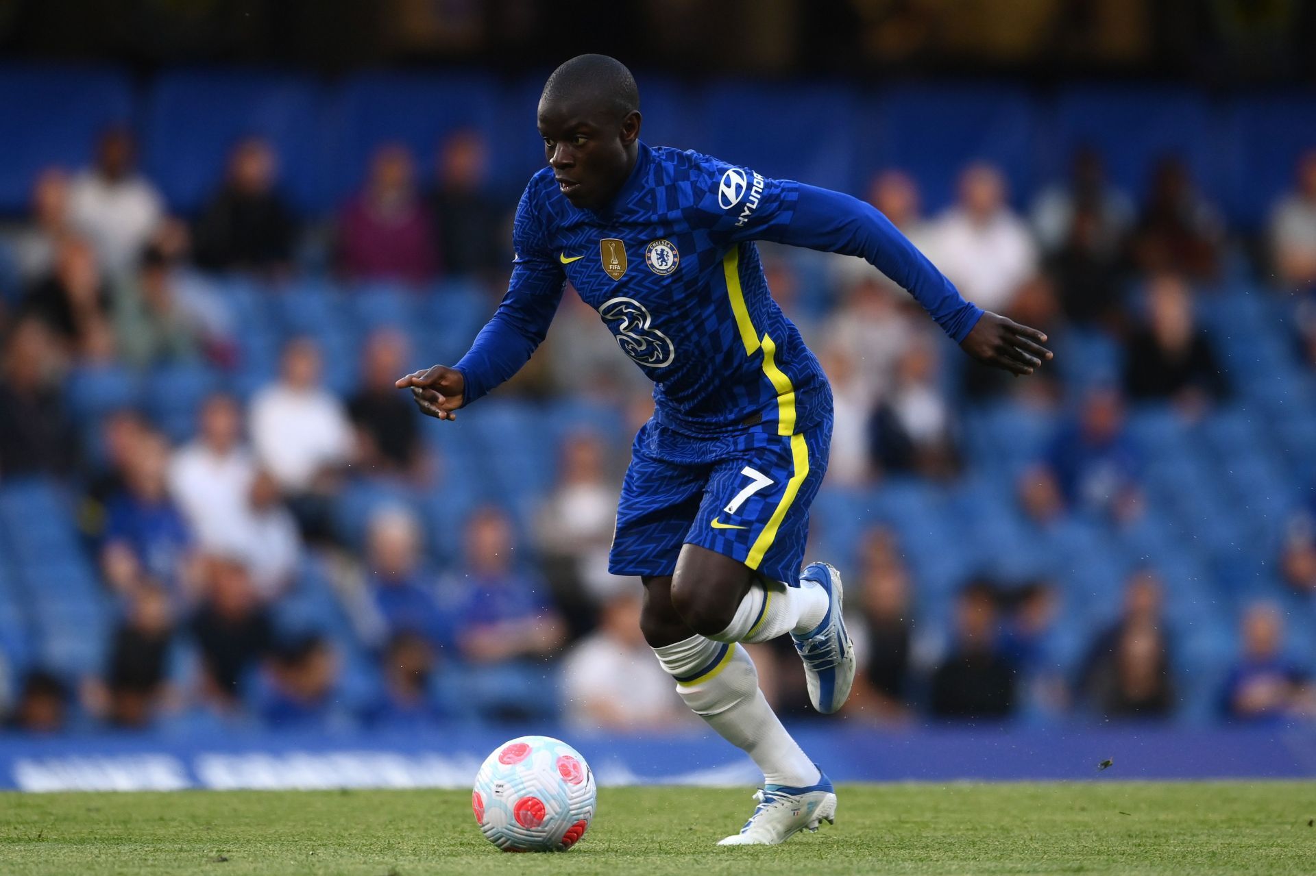 Kante in action for the Blues