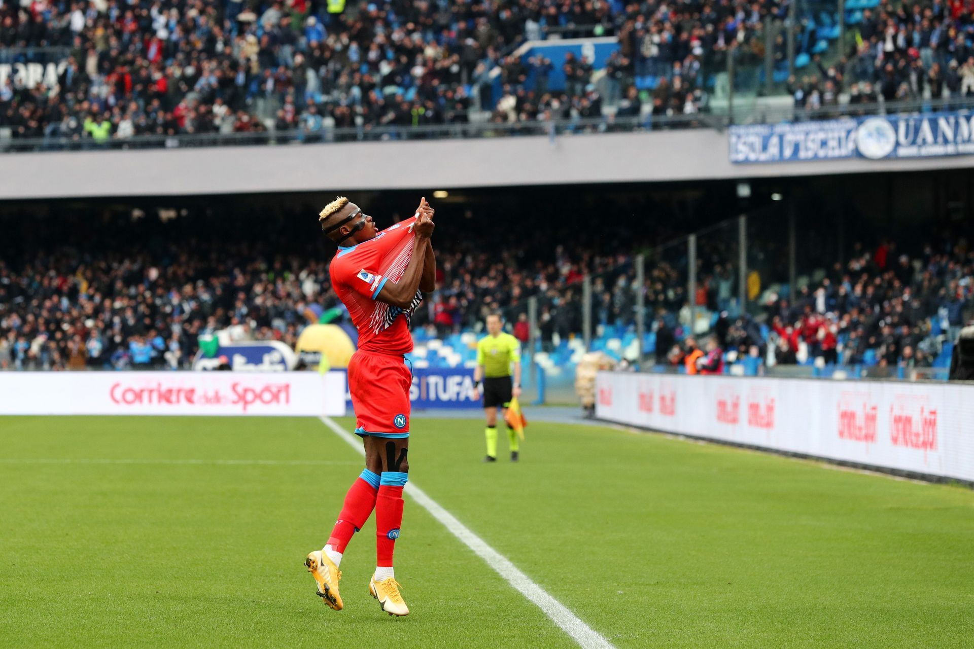 Victor Osimhen scored 14 goals in Serie A last season