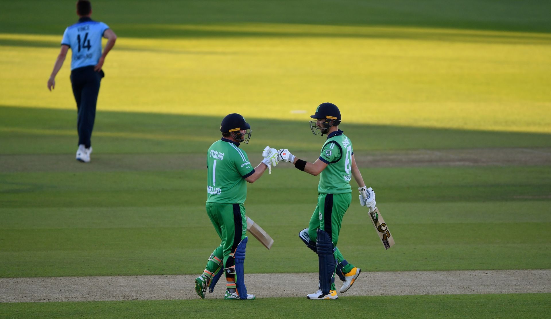 Andrew Balbirnie (R) will lead Ireland in the two T20Is against India in Malahide.