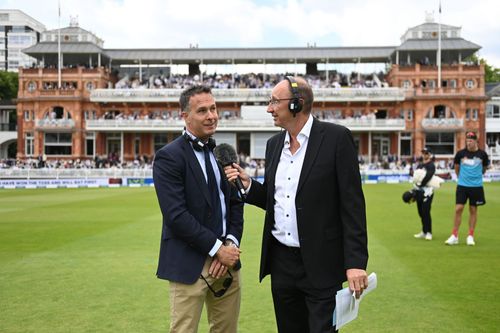 Michael Vaughan was not happy with England's decision to bowl first in Nottingham.