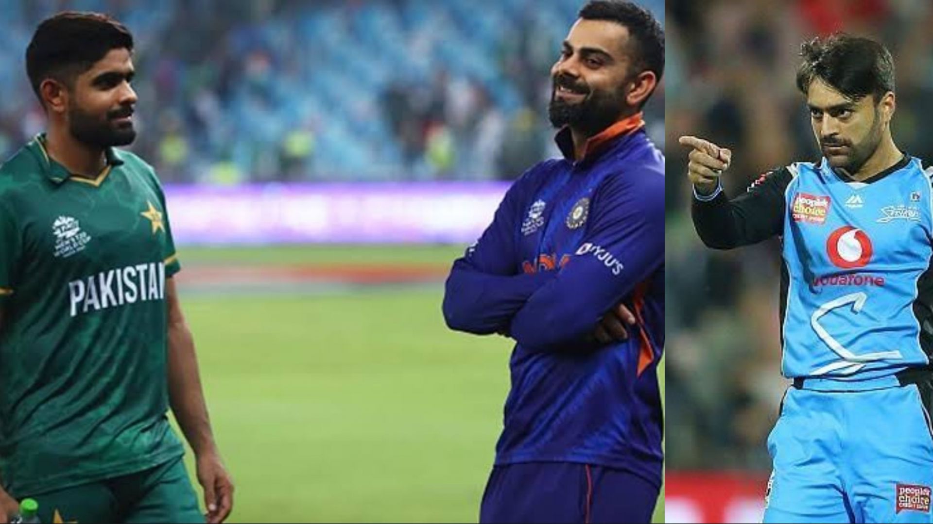 Virat Kohli, Babar Azam, and Rashid Khan could play for the same team in the Afro-Asia Cup 2023