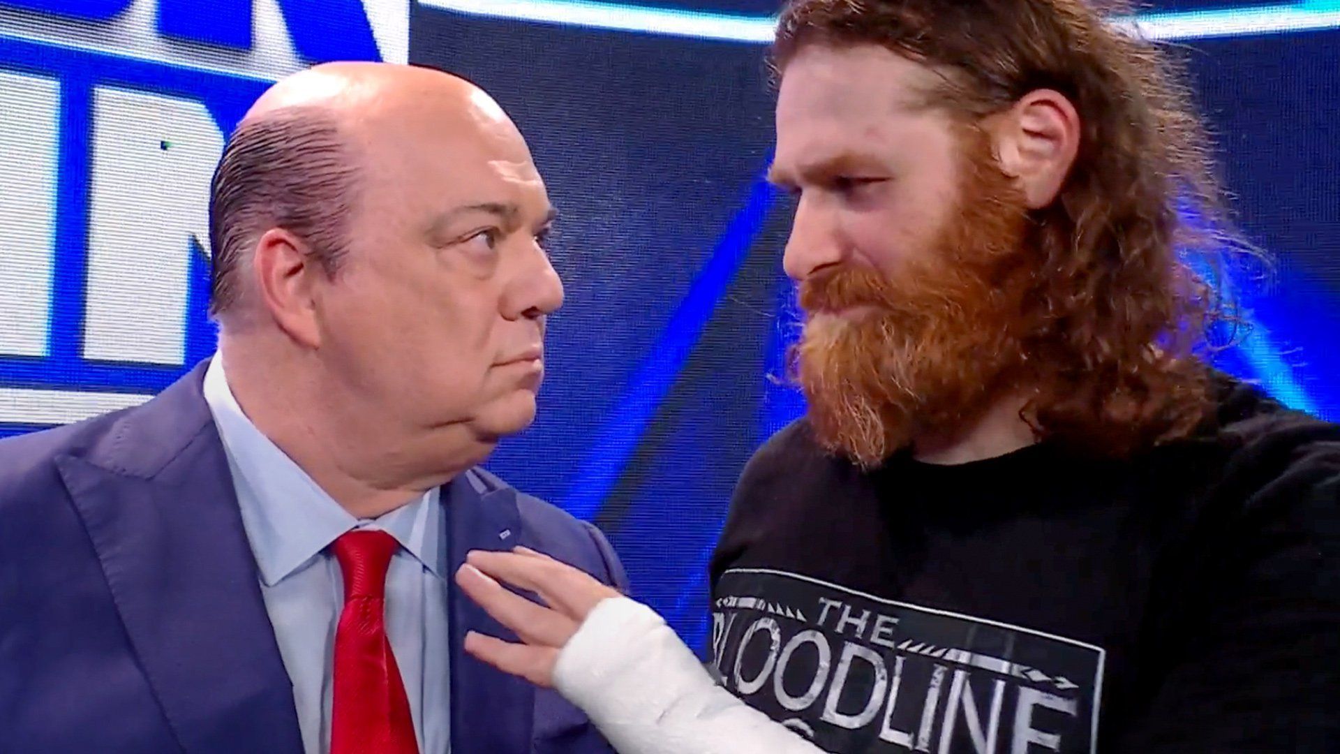 Paul Heyman and Sami Zayn