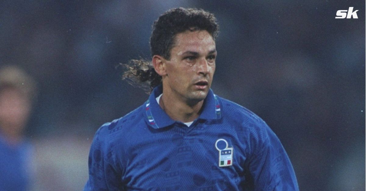 Baggio was fondly known as 'The Divine Ponytail' 