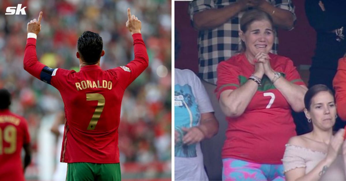 Ronaldo&#039;s mother delighted with her son&#039;s first-half double