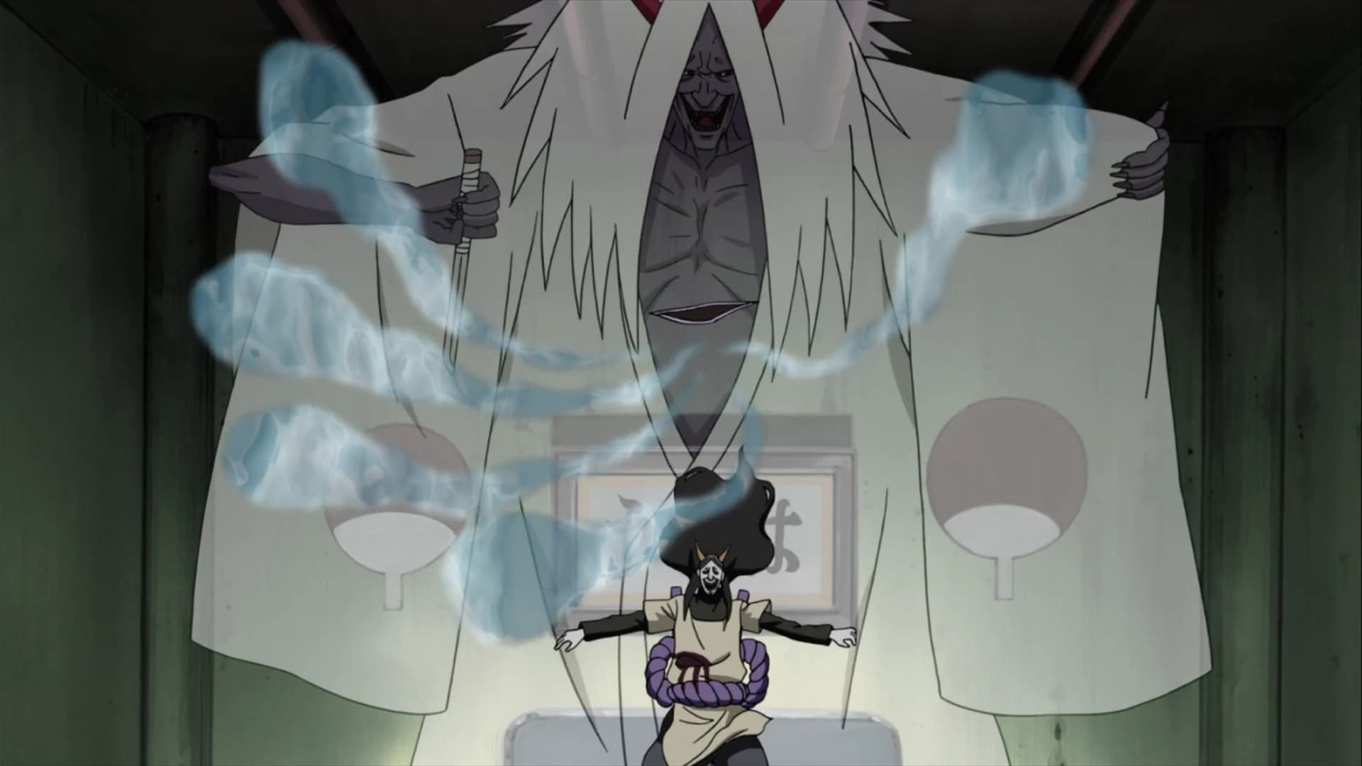 The Reaper Death Seal in Naruto brings forth the Shinigami (Image via Narutopedia)