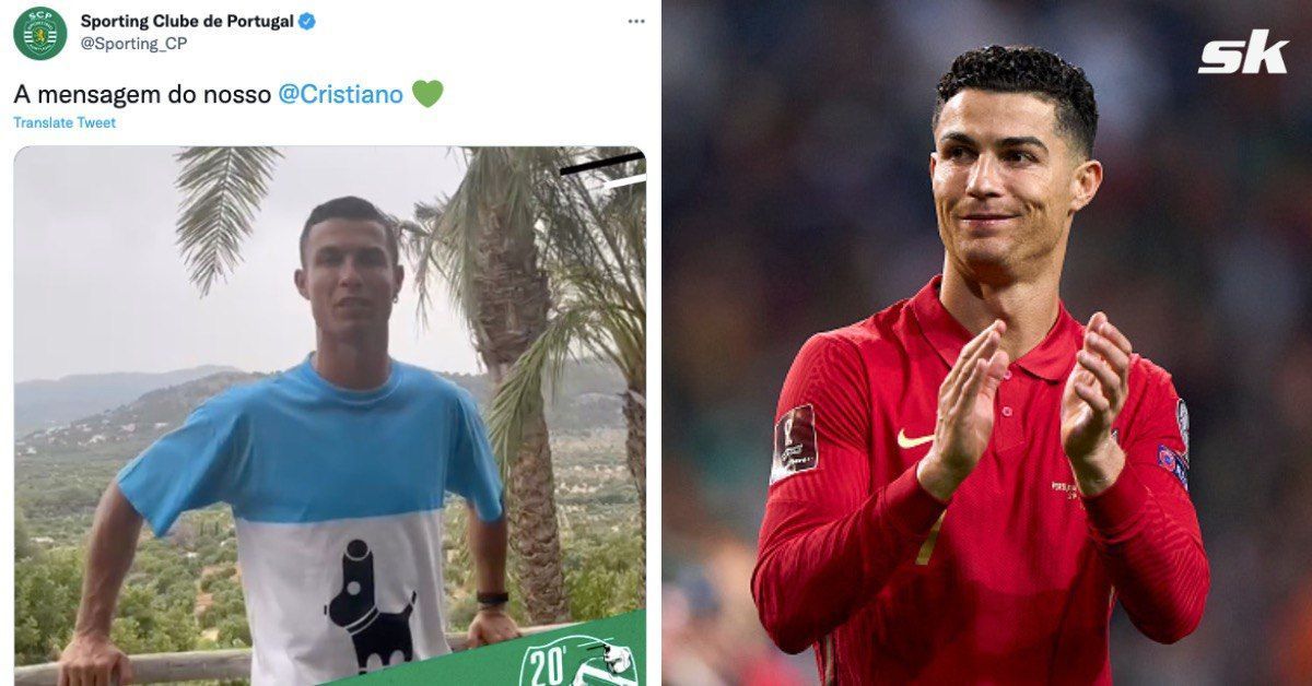 Ronaldo sends a message to Sporting on the 20th anniversary of their academy
