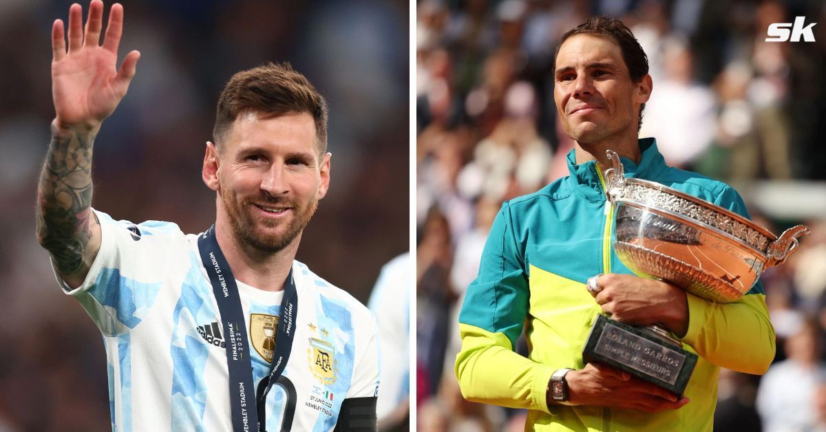 Rafael Nadal spoke about Lionel Messi when quizzed about his potential retirement from Ttnnis.