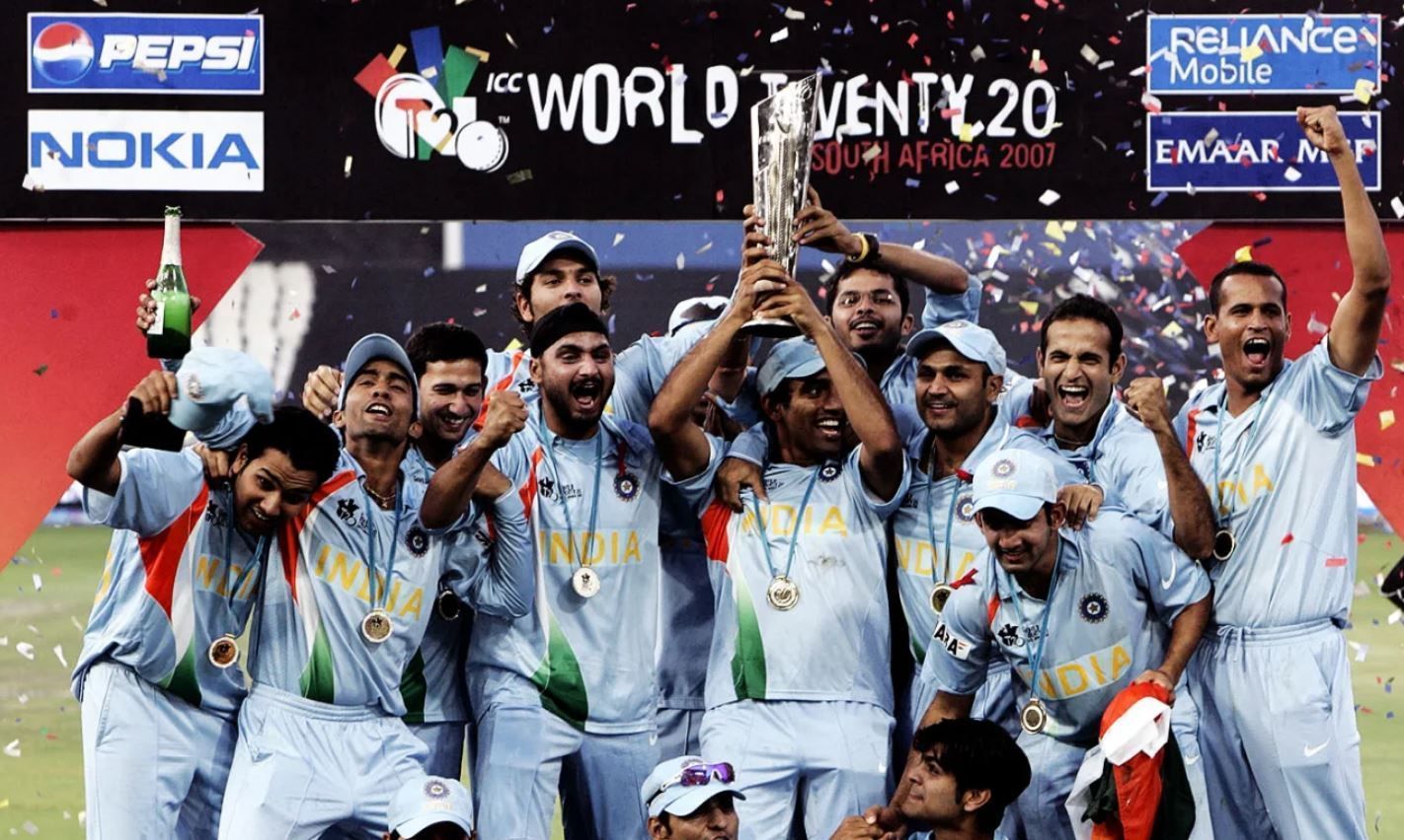 टी20 विश्व कप 2007 भारत ने जीतकर इतिहास रचा था