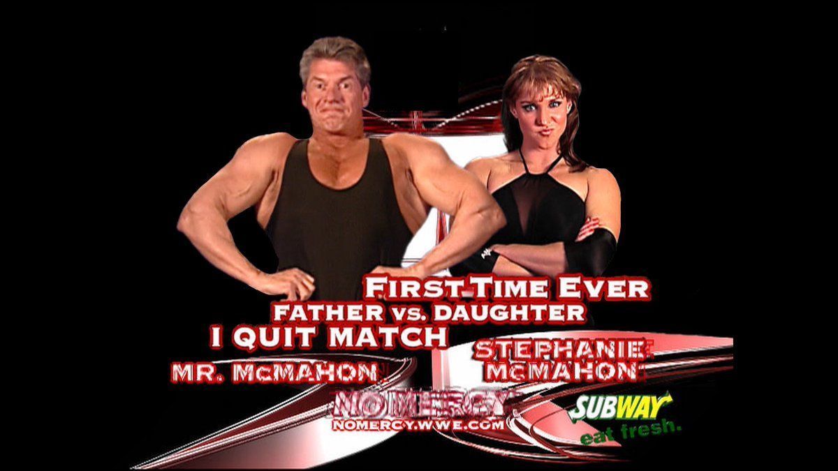 No Mercy 2003 featured a "Father vs. Daughter" match