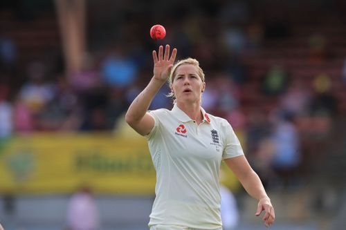 Katherine Brunt made her Test debut in 2004