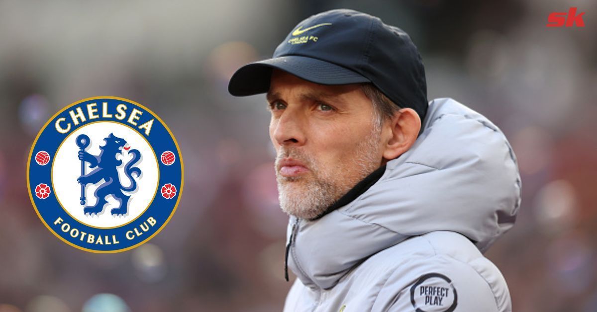 Chelsea manager Thomas Tuchel looks on during a match.