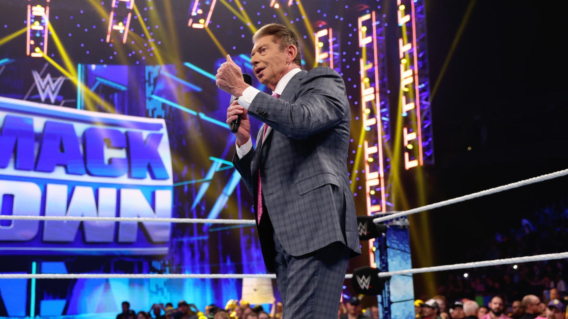 Vince McMahon opened SmackDown last night.