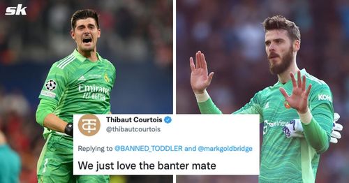 Real Madrid's Thibaut Courtois responded to comparisons with David De Gea.