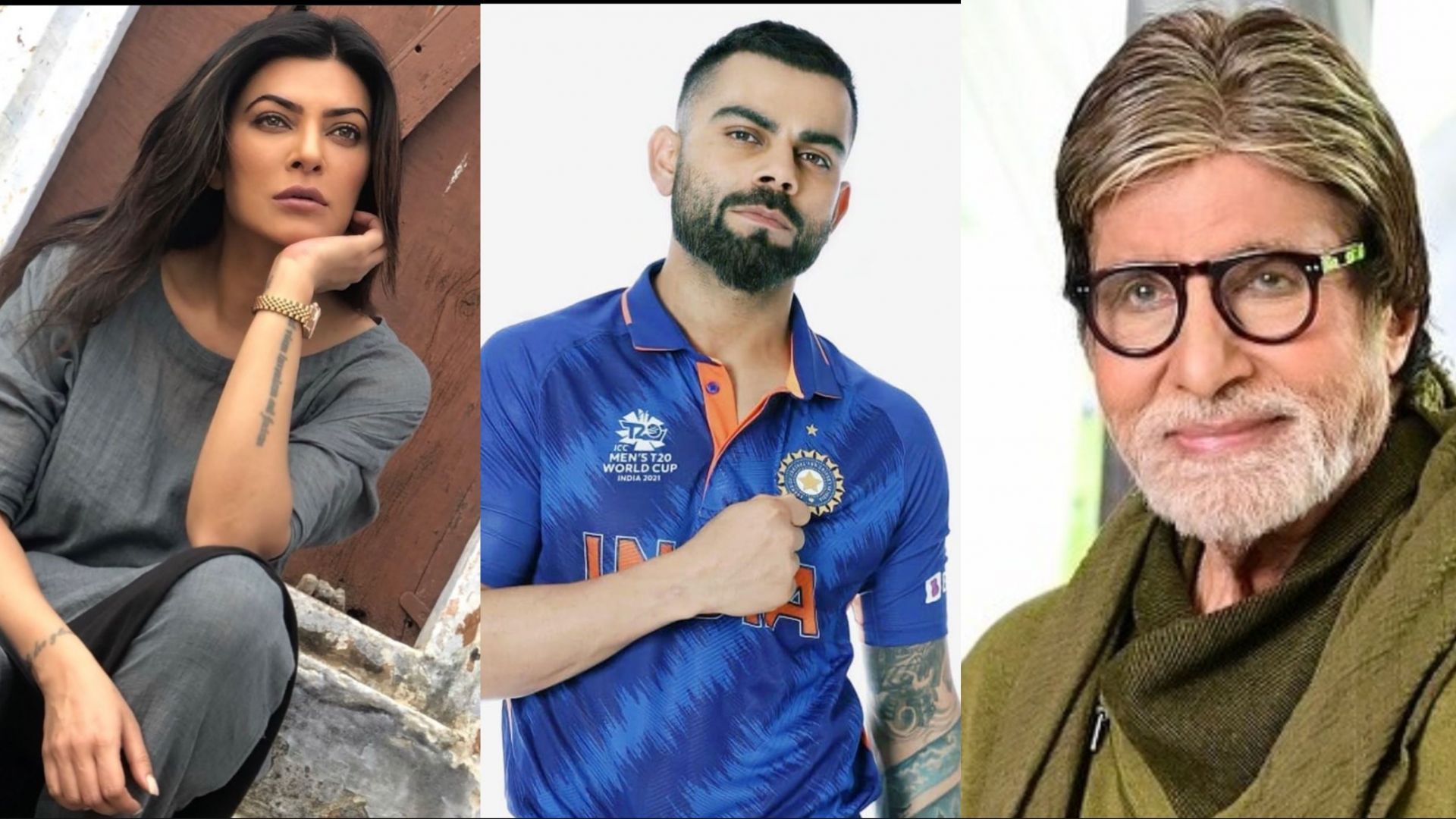 The likes of Sushmita Sen and Amitabh Bachchan have admired Virat Kohli in the past (Image Source: Instagram)