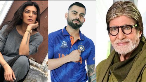 The likes of Sushmita Sen and Amitabh Bachchan have admired Virat Kohli in the past (Image Source: Instagram)