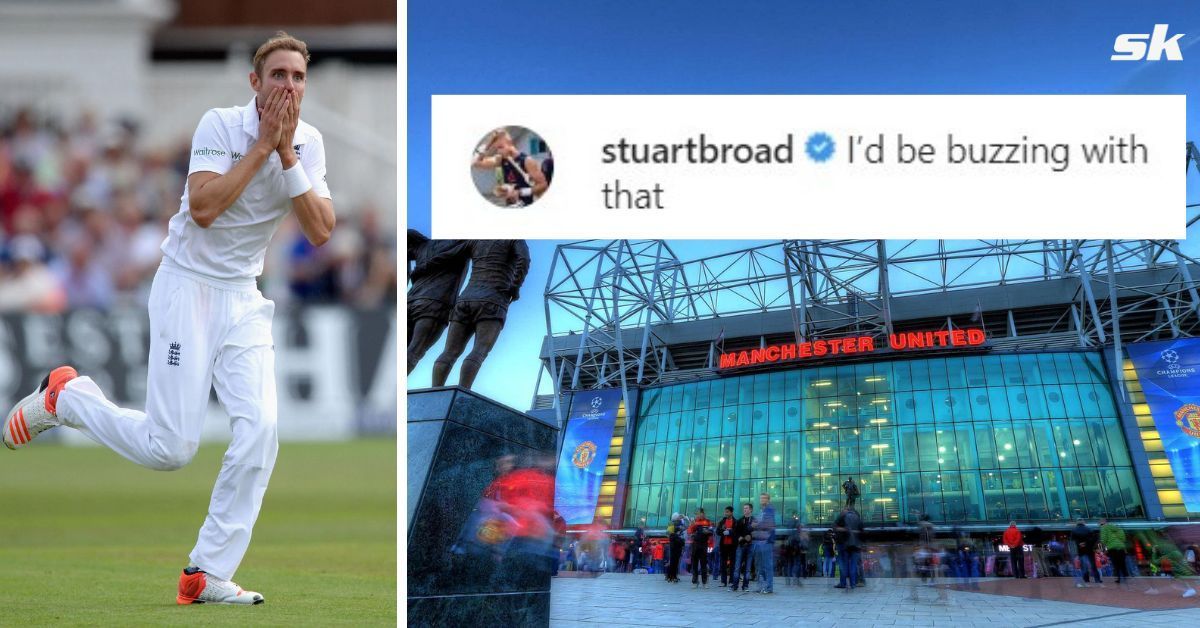 Stuart Broad reacts to Nottingham Forest link with Manchester United star.