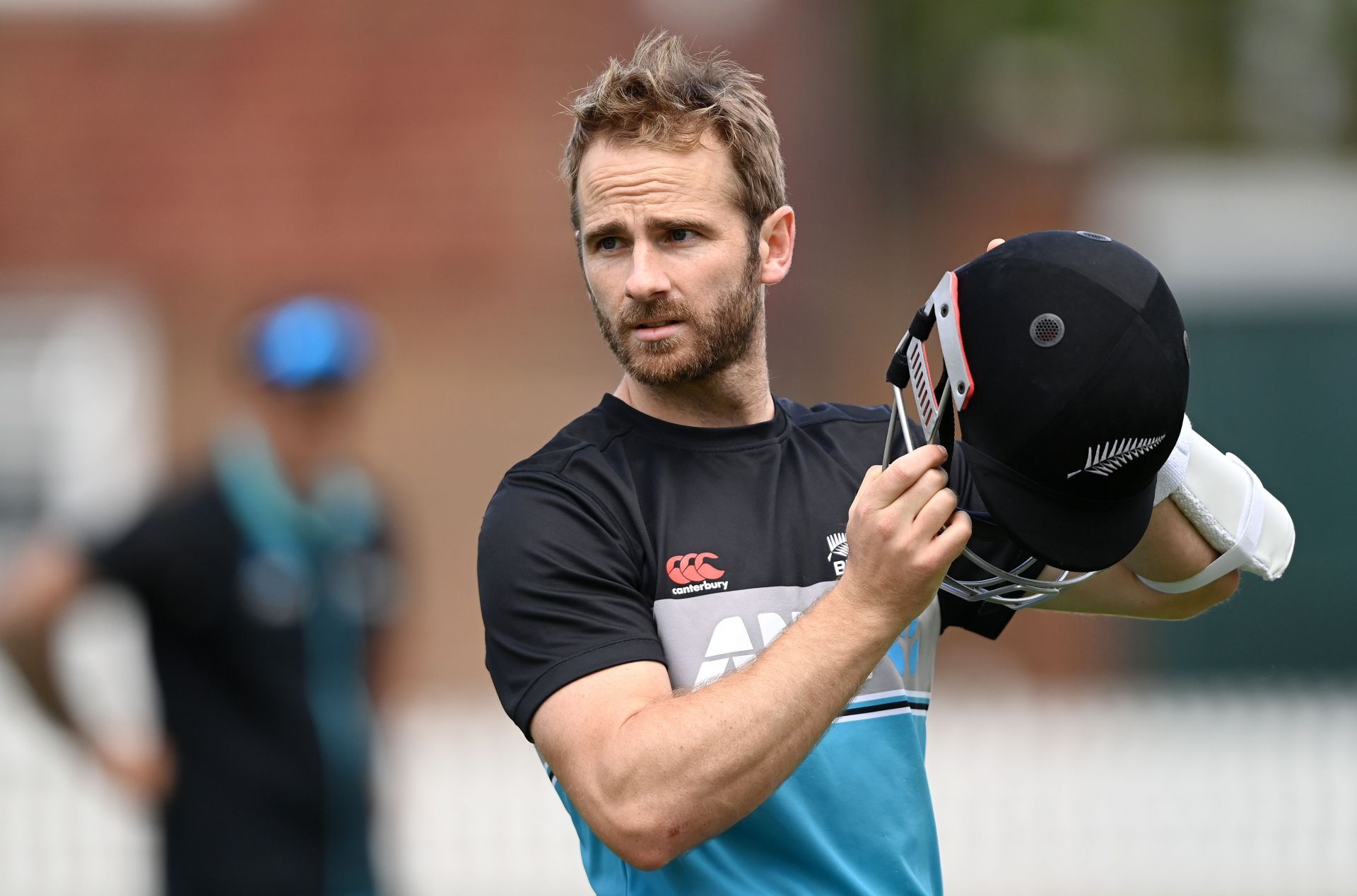 Kane Williamson during a net session at Lord&rsquo;s. Pic: Getty Images