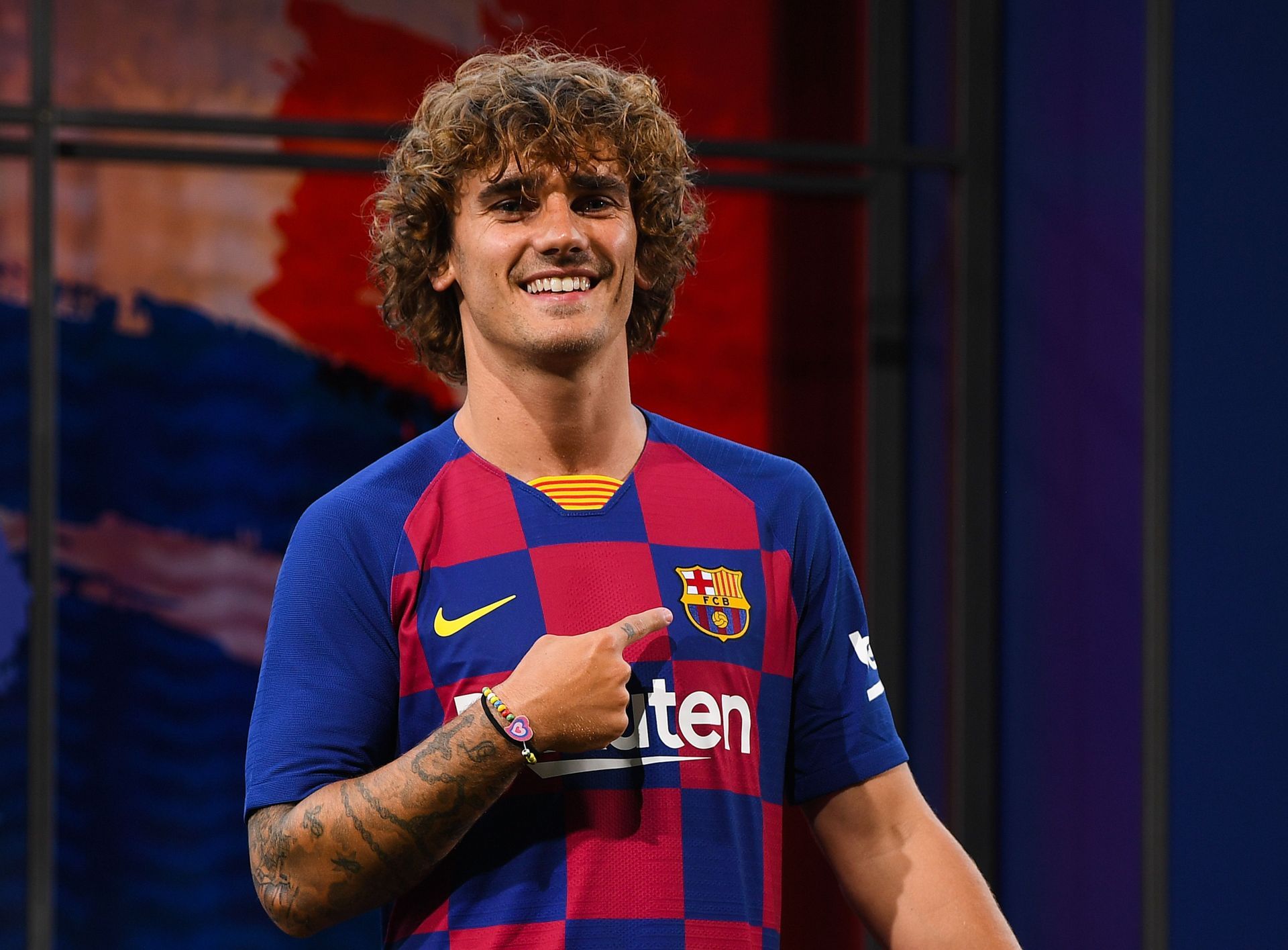 FC Barcelona Unveil New Player Antoine Griezmann