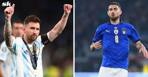 Lionel Messi's (left) side found Italy's Jorginho tough to handle.