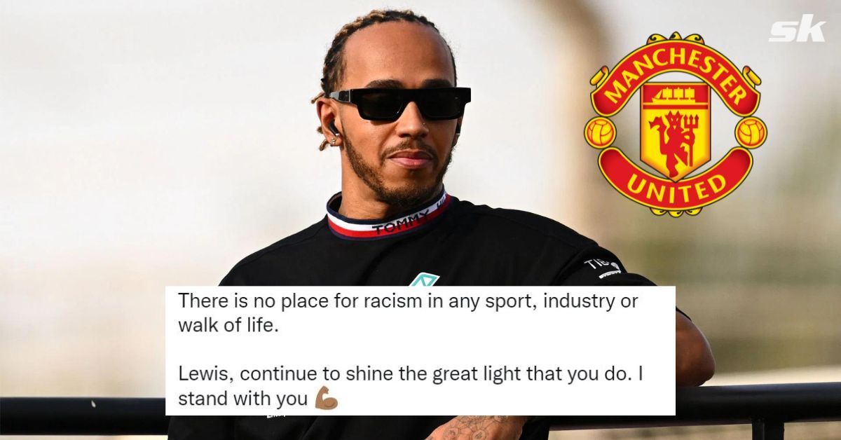 Manchester United star offers support for Lewis Hamilton following racist comments