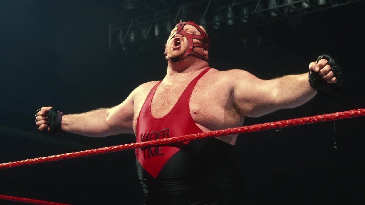 Vader was a former three-time WCW World Heavyweight Champion