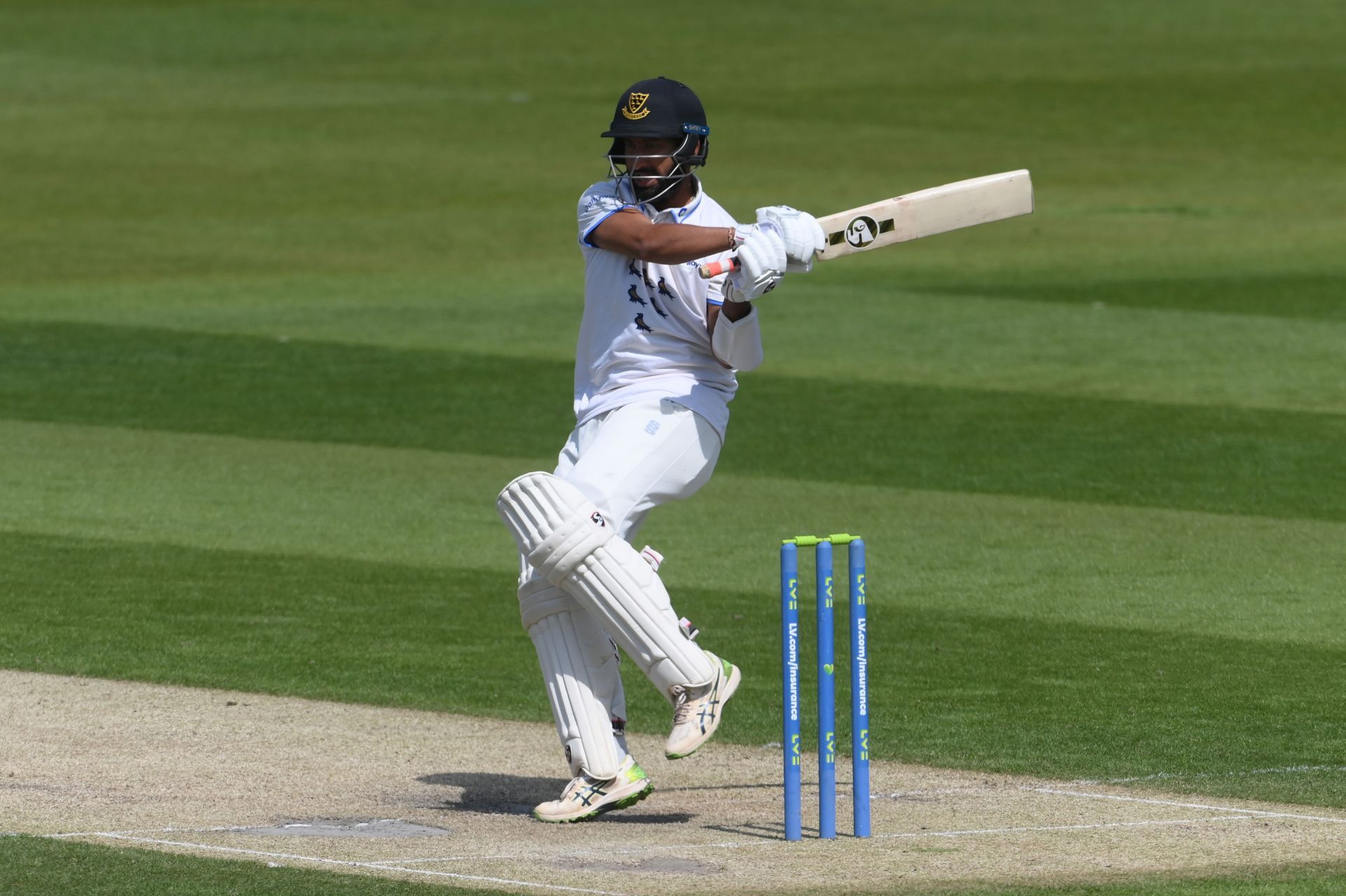 Pujara has had a great county stint with Sussex (Image courtesy: Getty Images)