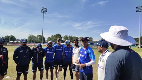 Team India head coach Rahul Dravid joined the contingent earlier today.