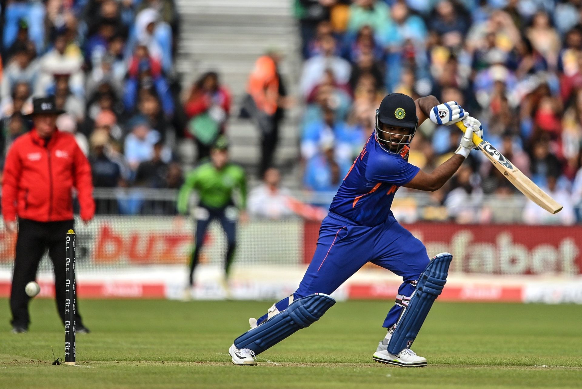 संजू सैमसन बल्लेबाजी के दौरान (Photo Credit - BCCI)