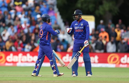 Dinesh Karthik completed India's chase in the company of Deepak Hooda [P/C: Twitter/Dinesh Karthik]