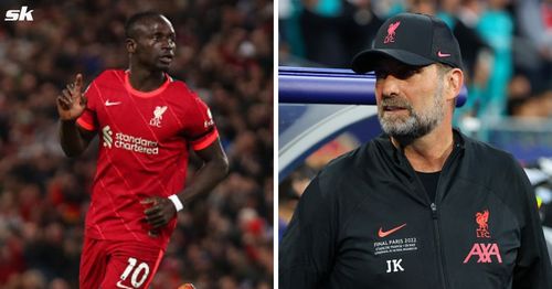 Sadio Mane comments on Jurgen Klopp's reaction to him leaving Liverpool