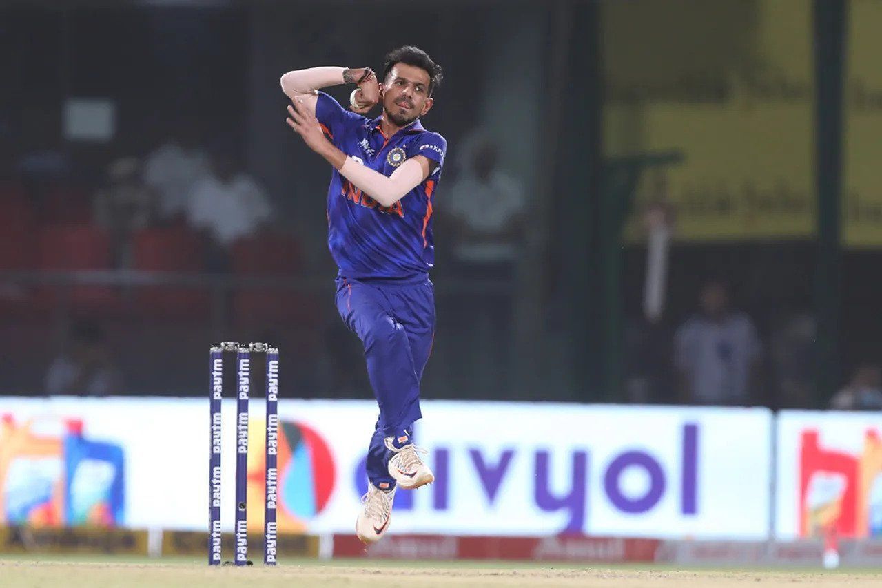 Yuzvendra Chahal ended with figures of 0-26 off 2.1 overs in the first T20I