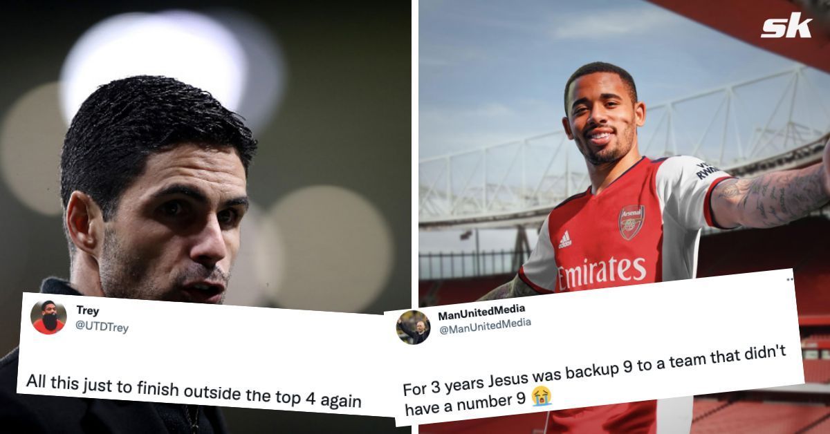 Rival fans react as Arsenal reportedly sign Manchester City&#039;s Gabriel Jesus