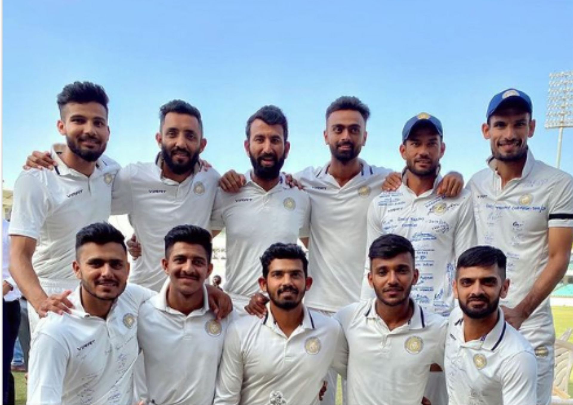 Saurashtra clinched their maiden Ranji Trophy title during the 2019-20 season (Picture Credits: Instagram/ Jaydev Unadkat).