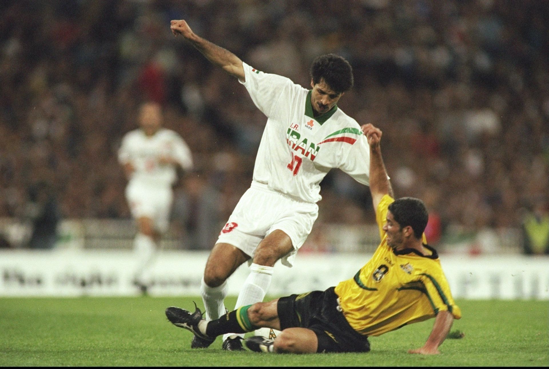 Ali Daei in action for Iran