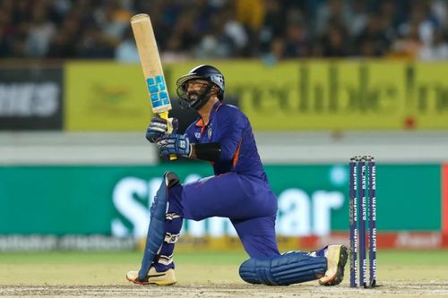 Dinesh Karthik's knock helped Team India post a formidable total [P/C: BCCI]