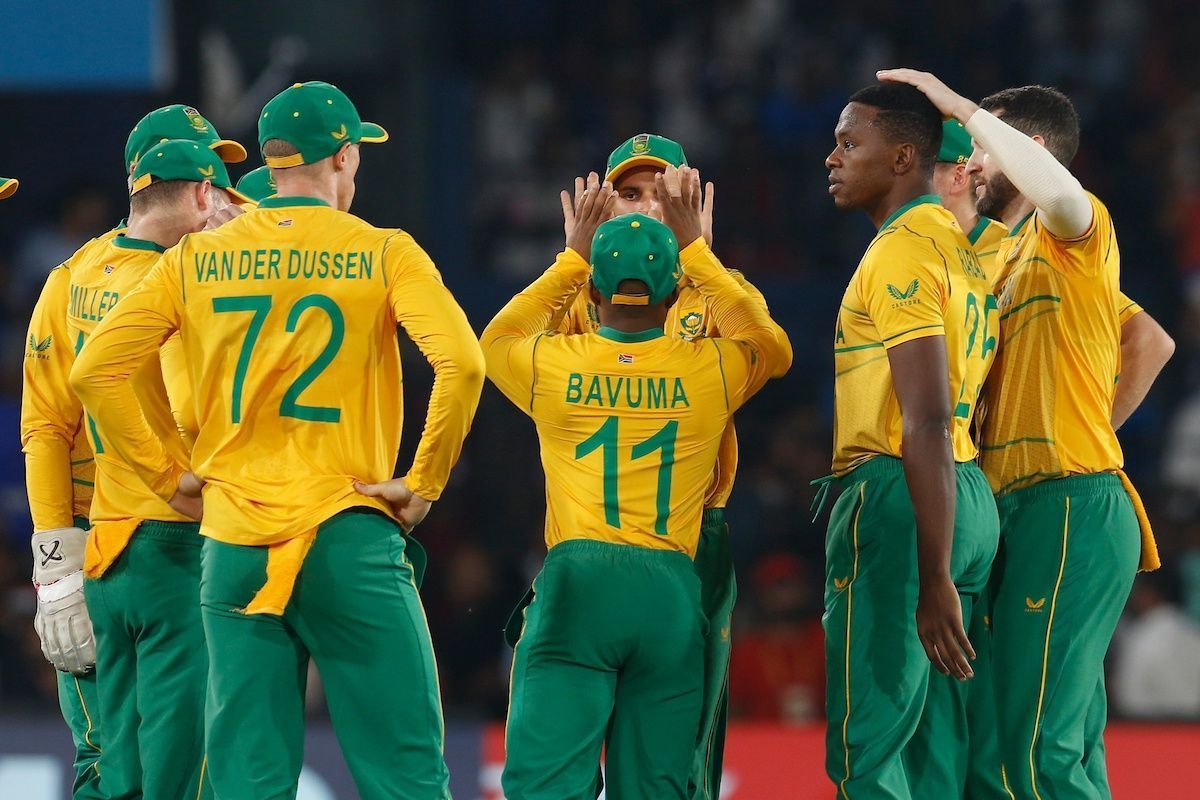 South Africa’s bowlers kept India under check. Pic: ICC