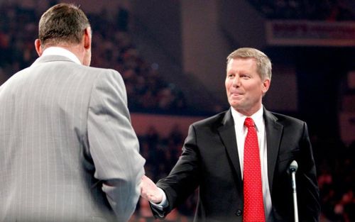 Vince McMahon and John Laurinaitis have been working together for many years