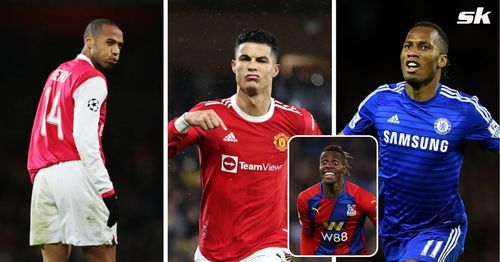 Cristiano Ronaldo vs Thierry Henry vs Didier Drogba - Wilfried Zaha [inset] picks his favorite