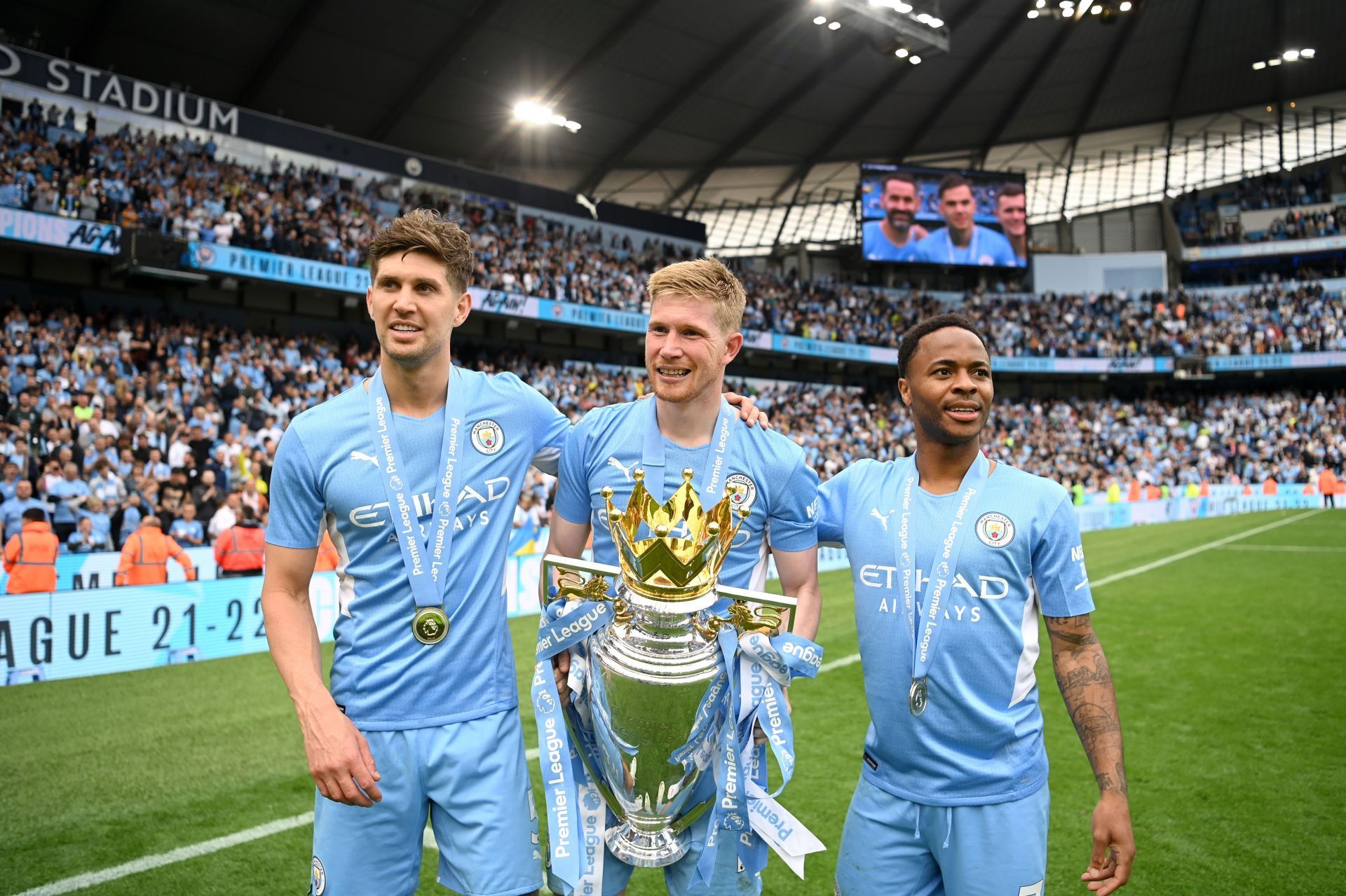 Sterling has won four Premier League titles with Manchester City