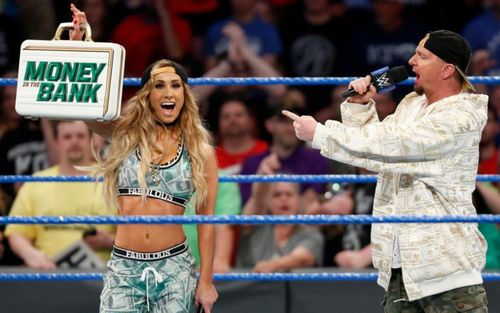 Carmella as Money in the Bank winner