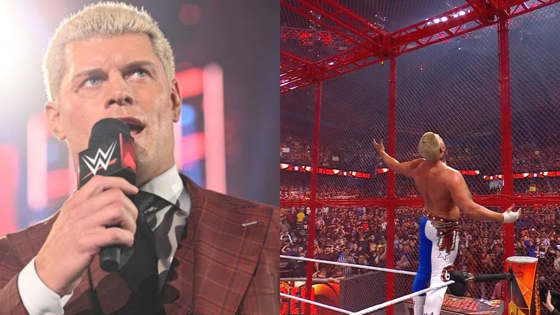 Cody Rhodes competed with an injury at HIAC 2022