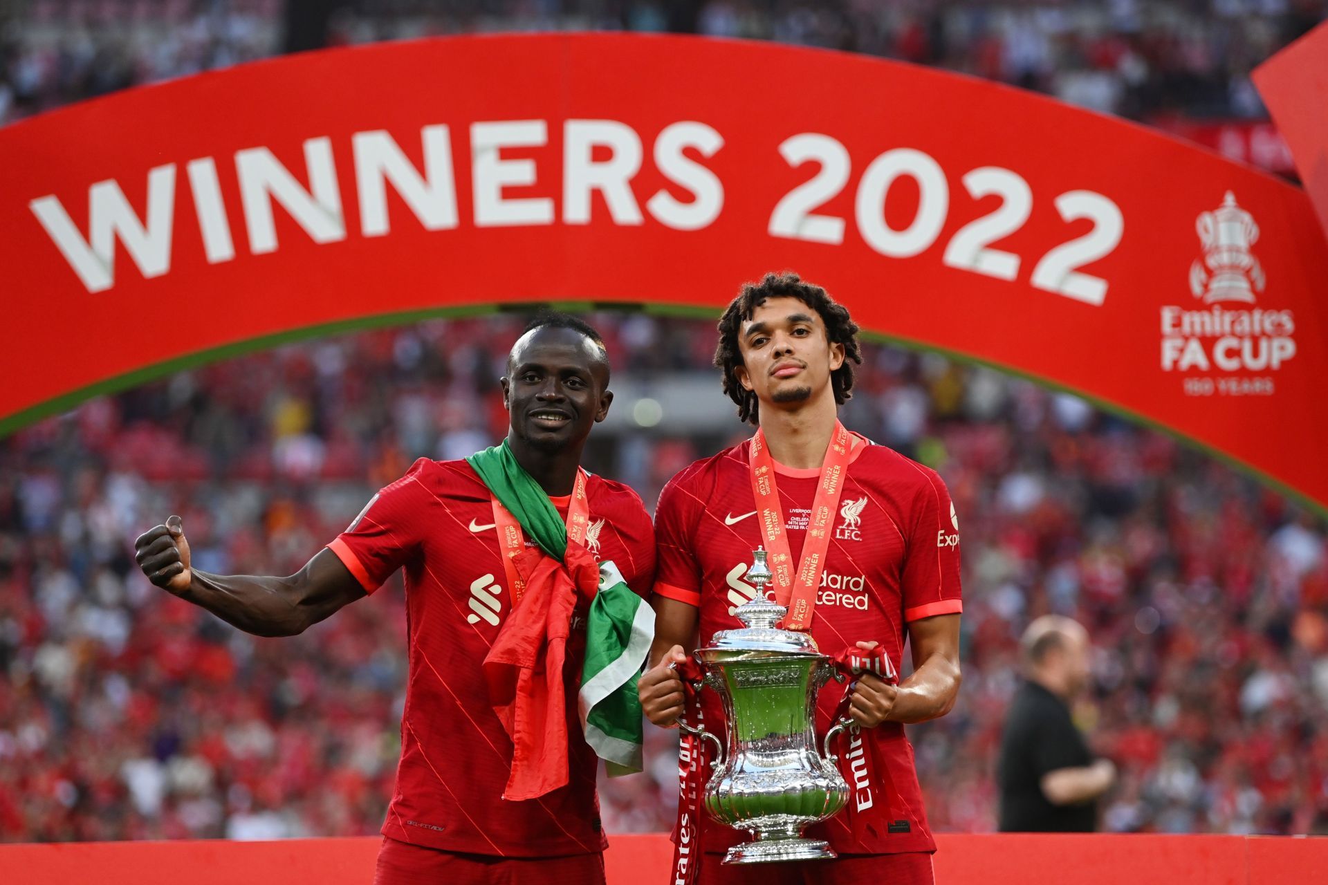 Sadio Mane has won six major trophies with the Reds