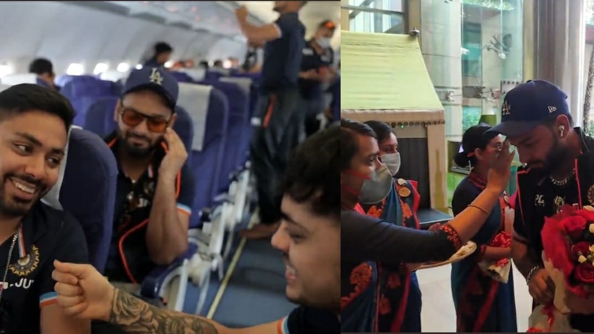 Snippets from Team India&#039;s travel video posted by BCCI on Twitter