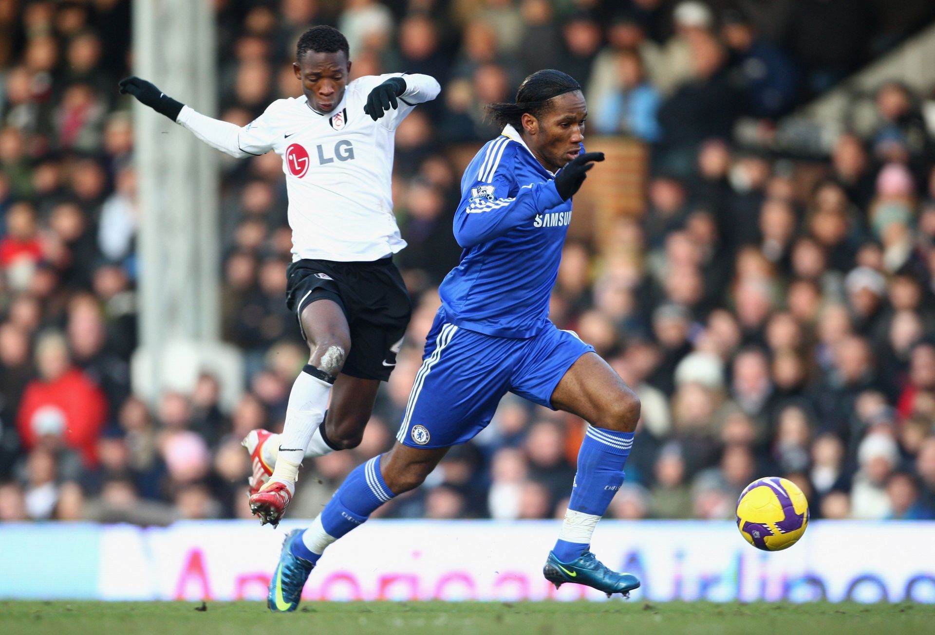 Didier Drogba in Fulham v Chelsea