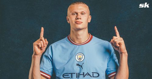 Manchester City striker Erling Haaland.