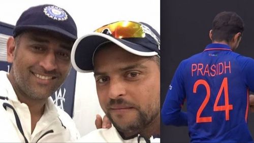 Suresh Raina and Deepak Hooda donned another player's jersey in international matches (Image: Twitter)