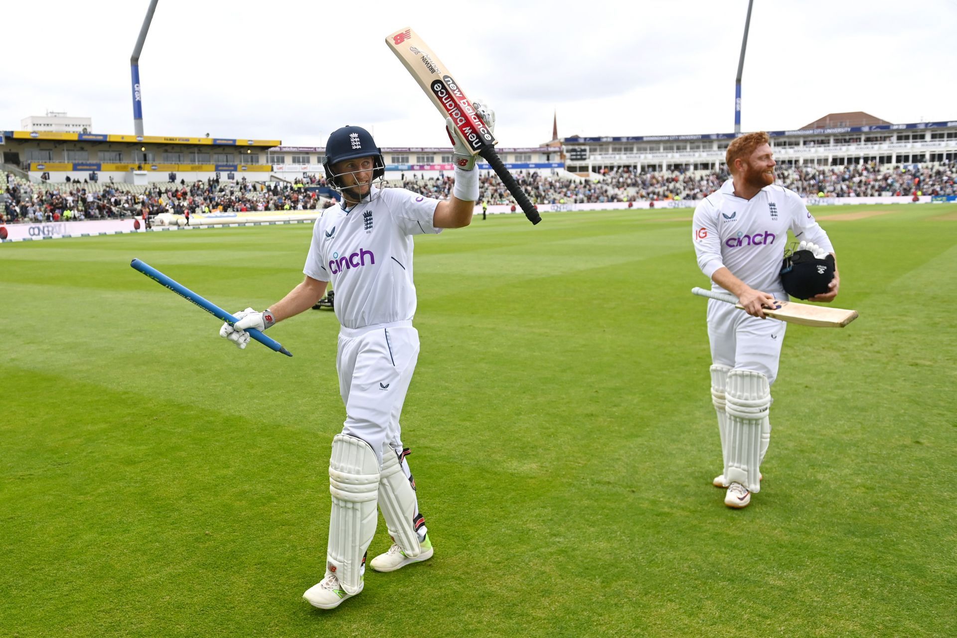 Joe Root and Jonny Bairstow were the architects of the home team's win in Birmingham