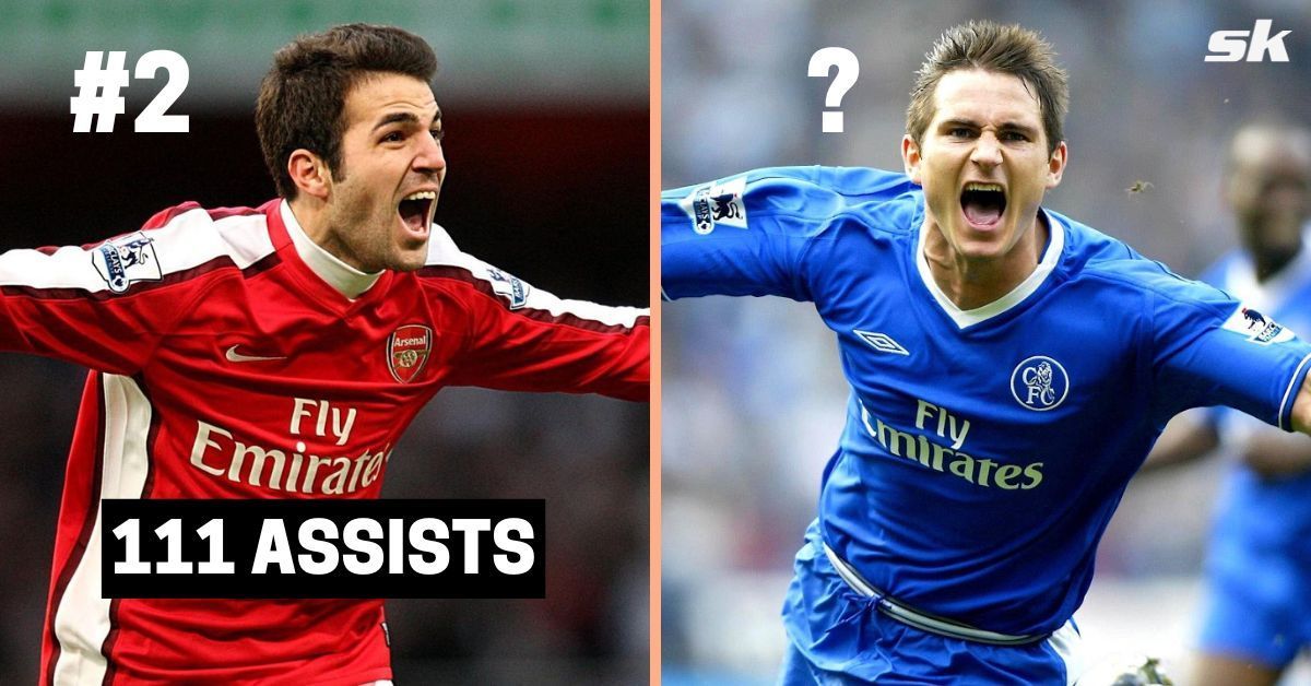 Cesc Fabregas (left) and Frank Lampard (right)