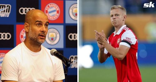 Manchester City manager Pep Guardiola talks about Zinchenko replacement.